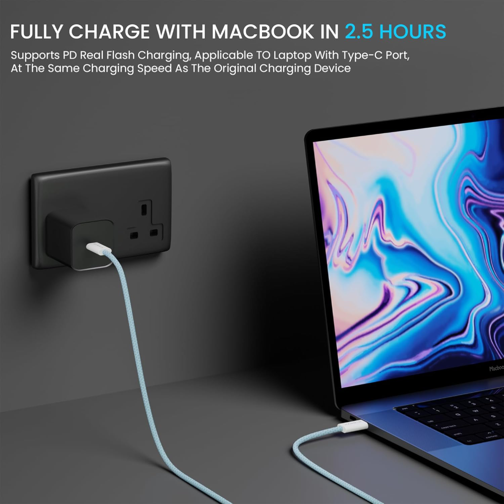 Hammer 65W Type C to Type C Fast Charging Cable 