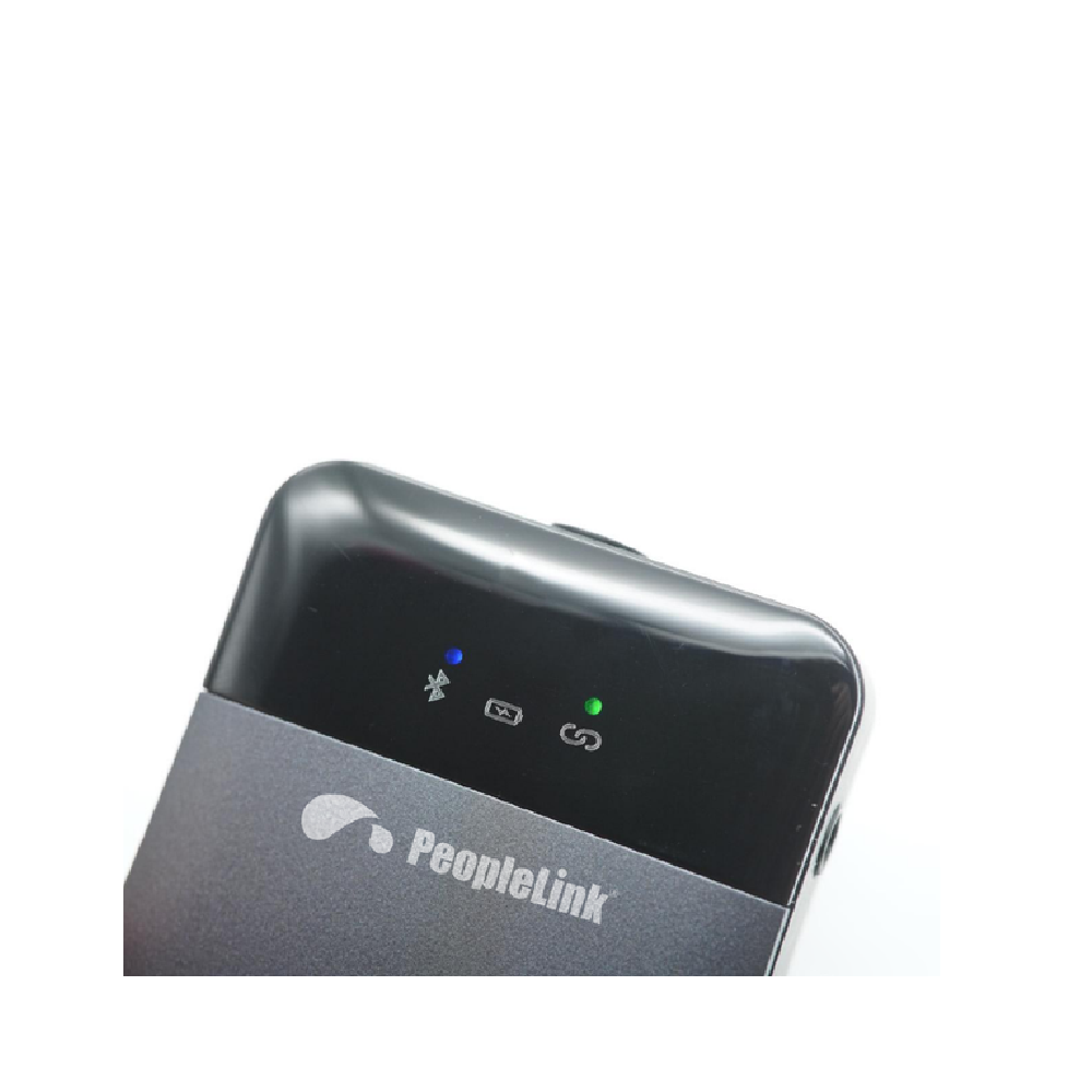 PeopleLink Airphonic Wireless Lapel Microphone - Black