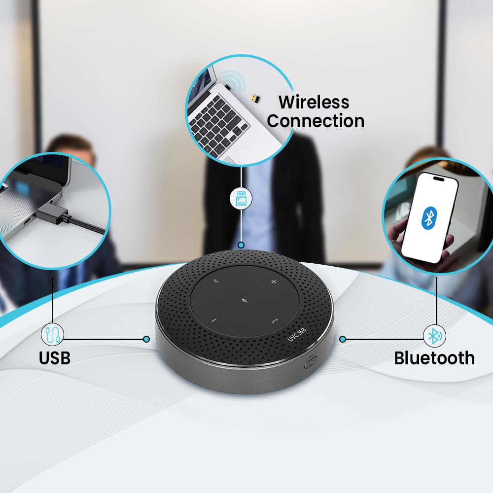 PeopleLink UVC35-B Wireless Bluetooth Speaker