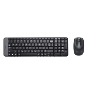 Logitech MK220 Wireless Keyboard and Mouse Combo - Black