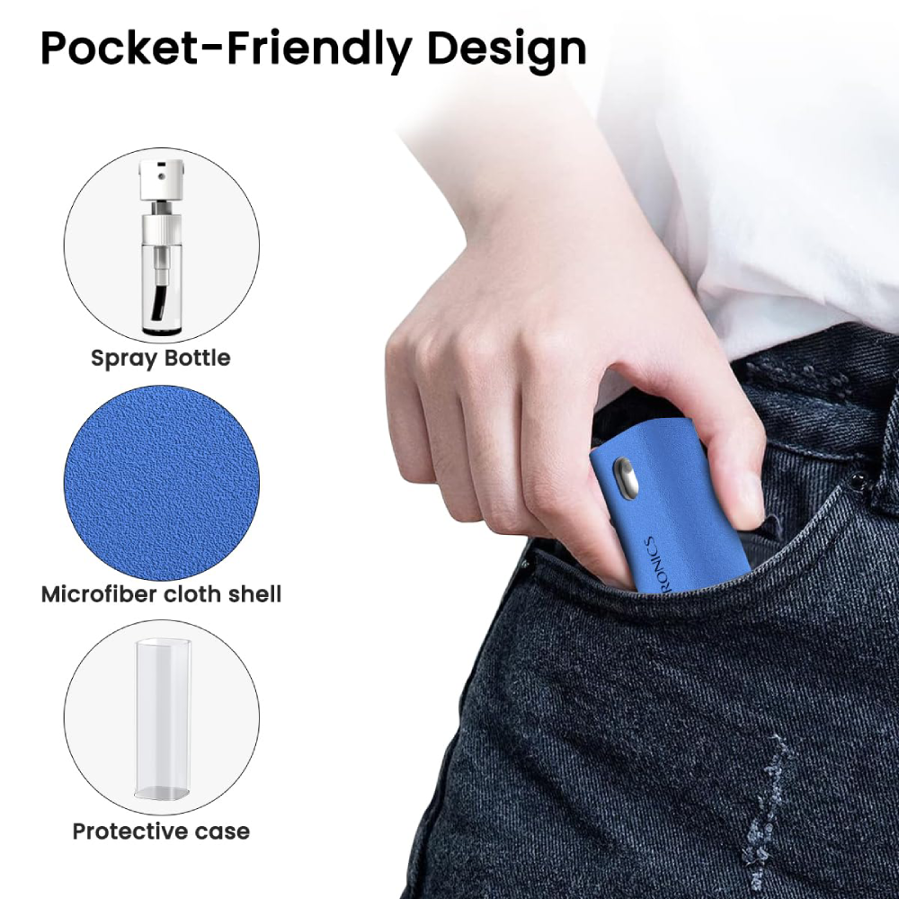Portronics Swipe 2 Screen Cleaner - Blue
