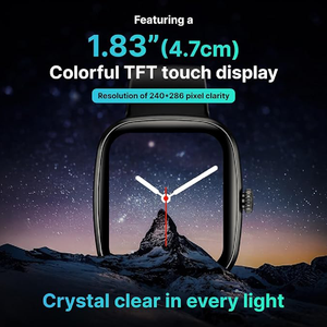Timex iConnect Calling Ace 1.83" Display Bluetooth Calling Smartwatch