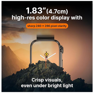 Timex iConnect Edge 1.83" Display Bluetooth Calling Smartwatch