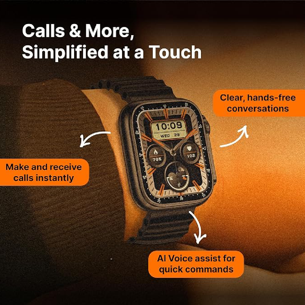 Timex iConnect Edge 1.83" Display Bluetooth Calling Smartwatch