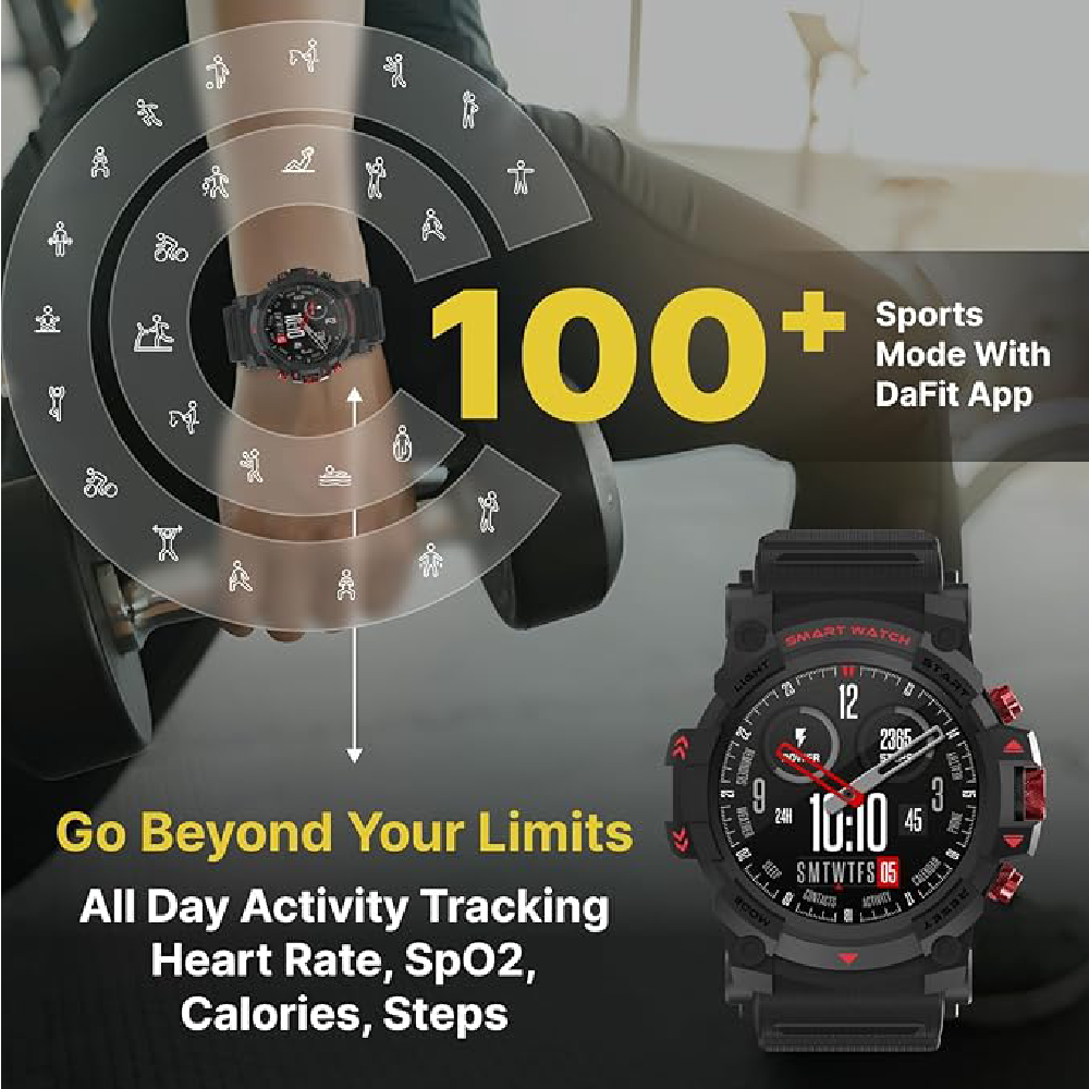 Timex iConnect Go 1.38" Display Bluetoth Calling Smartwatch