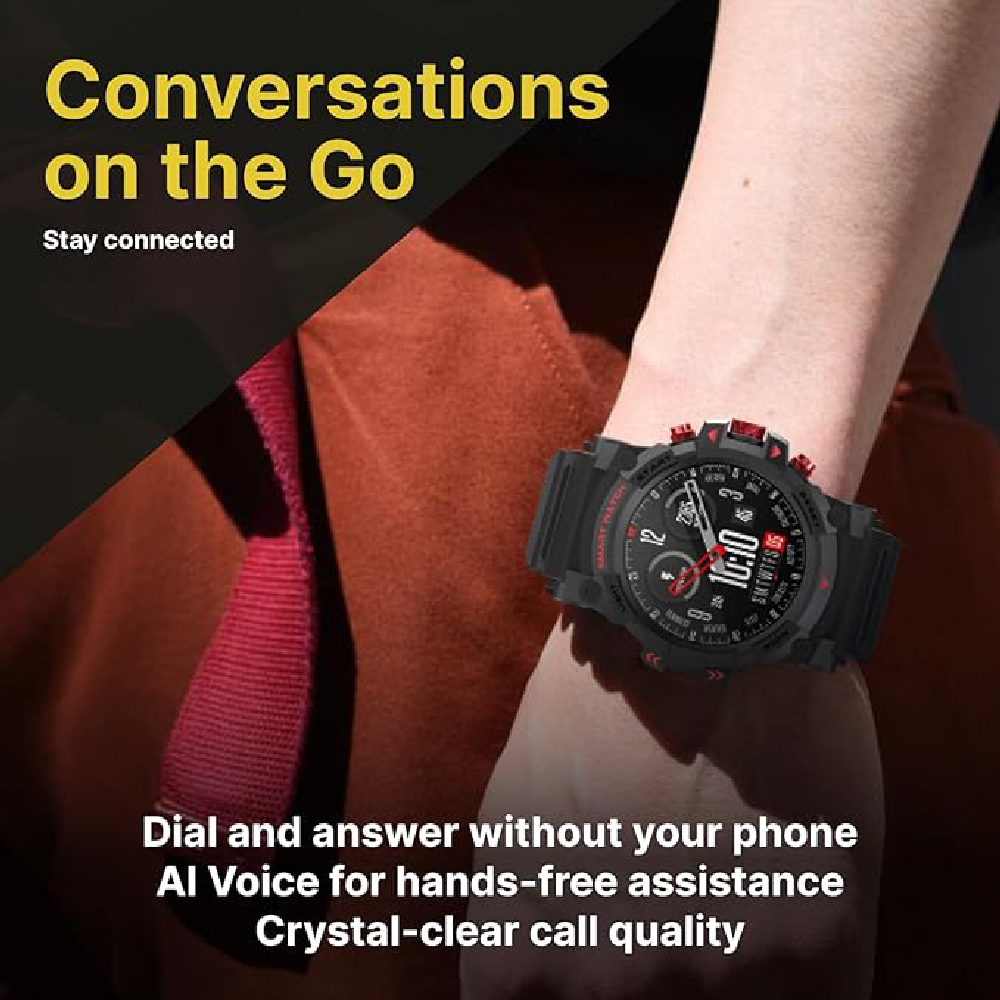 Timex iConnect Go 1.38" Display Bluetoth Calling Smartwatch