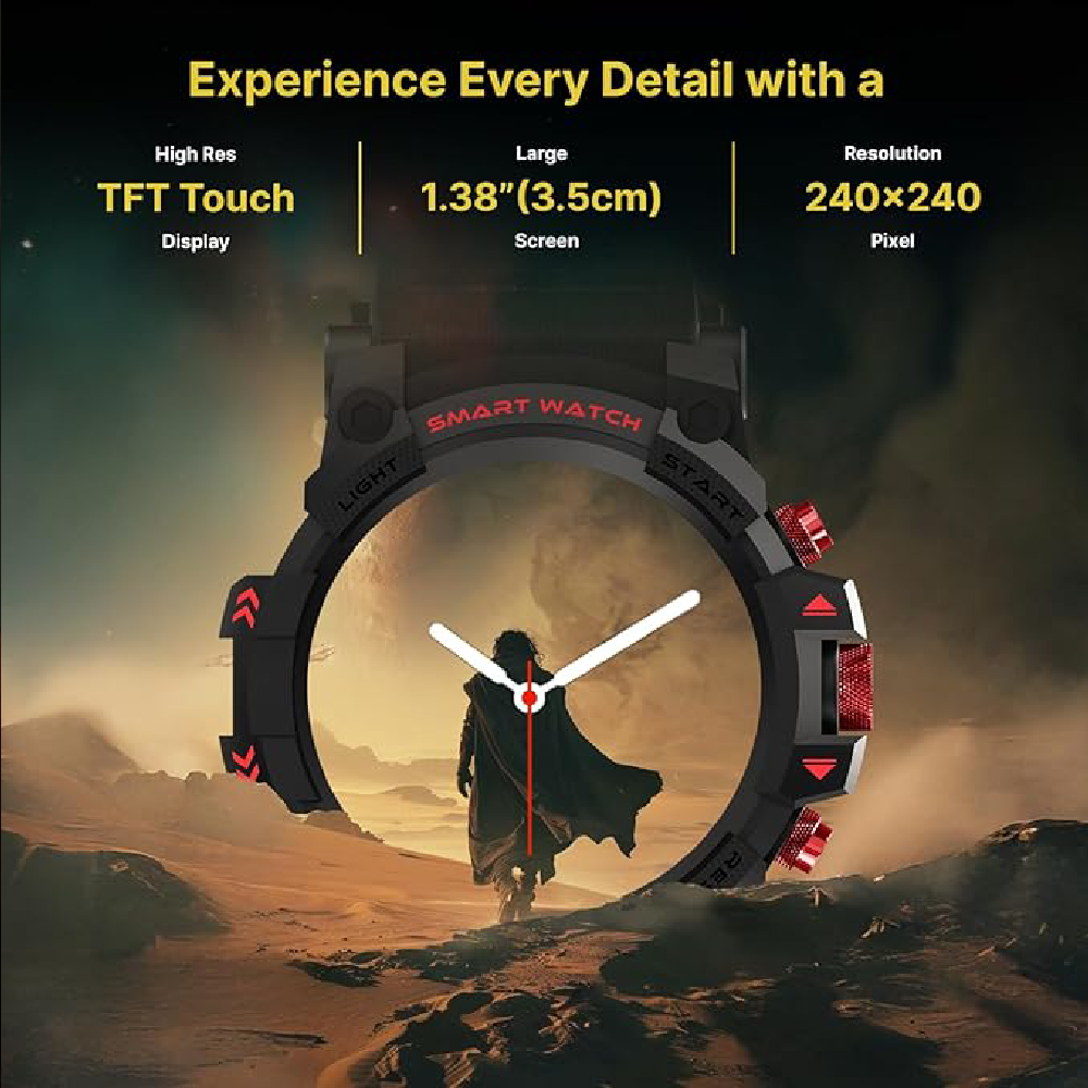 Timex iConnect Go 1.38" Display Bluetoth Calling Smartwatch
