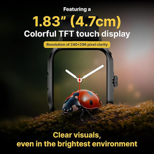 Timex iConnect Go Plus 1.83" Display Bluetooth Calling Smartwatch 
