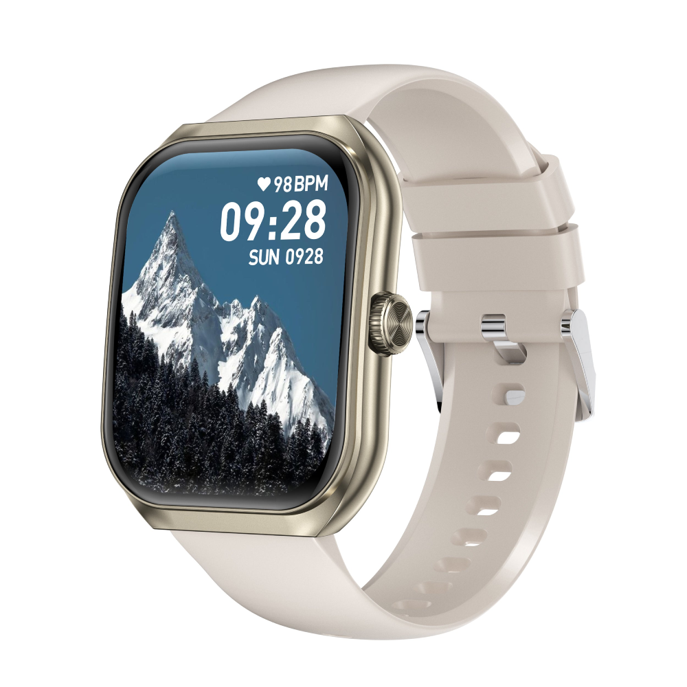 Timex Smart Progen 1.95" Curved Amoled Display Bluetooth Calling Smartwatch