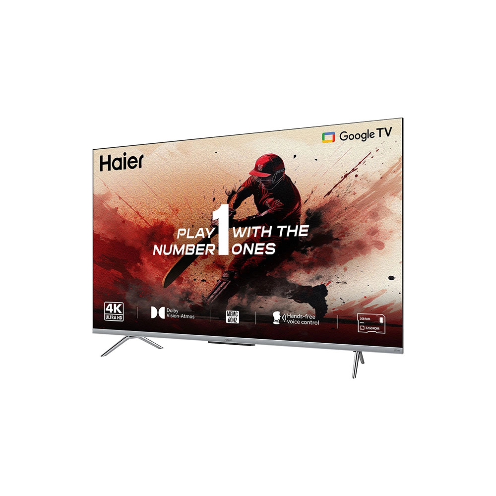 Haier 50" 4K Smart DLED Google TV with Hands Free Voice Control - 50P7GT - Grey