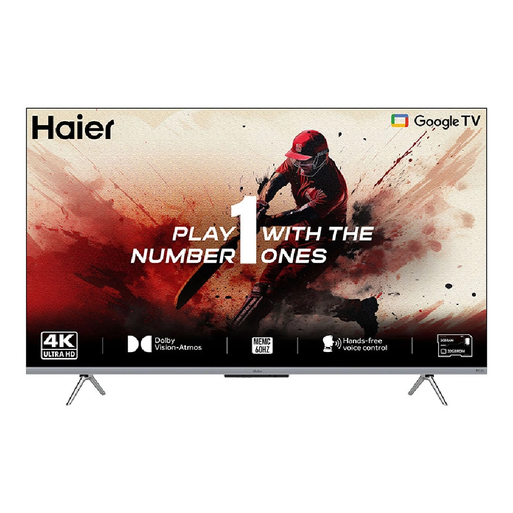 Haier 50" 4K Smart DLED Google TV with Hands Free Voice Control - 50P7GT - Grey