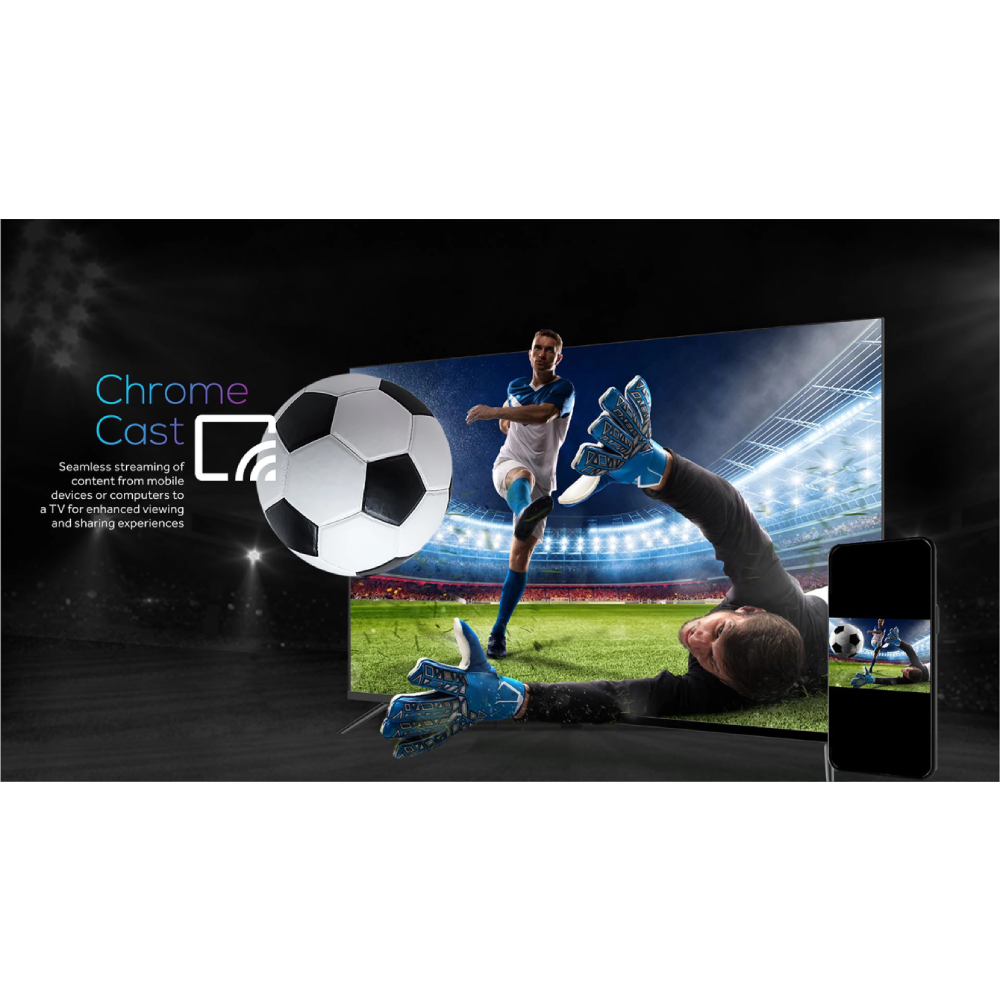 Haier 43" Full HD LED Google TV with Google Assistant - LE43K800GT - Grey