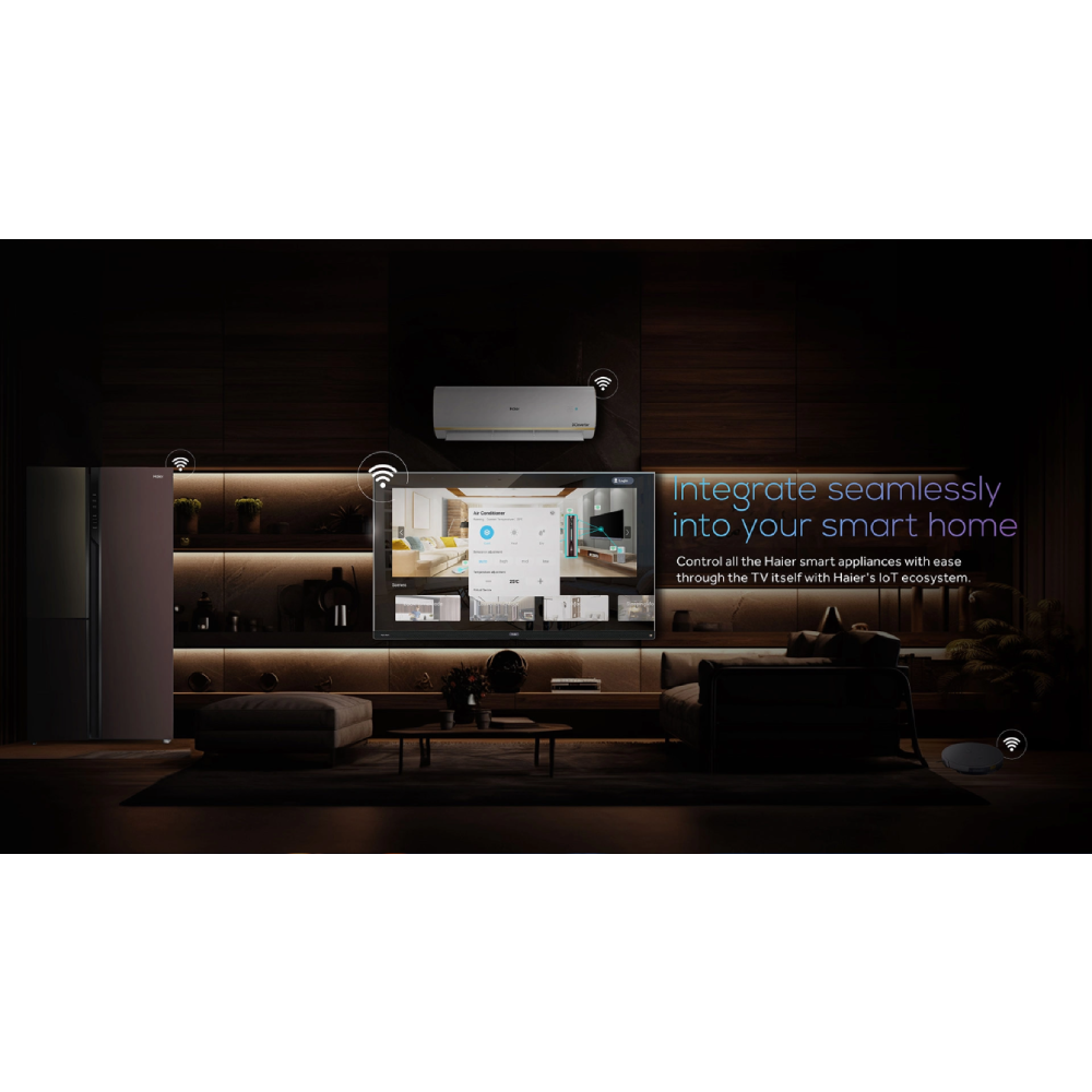 Haier 43" Full HD LED Google TV with Google Assistant - LE43K800GT - Grey