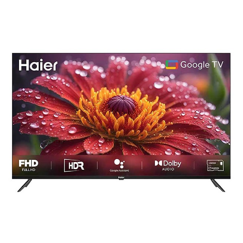 Haier 43" Full HD LED Google TV with Google Assistant - LE43K800GT - Grey