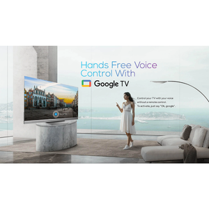 Haier 50" 4K Smart DLED Google TV with Hands Free Voice Control - 50P7GT - Grey