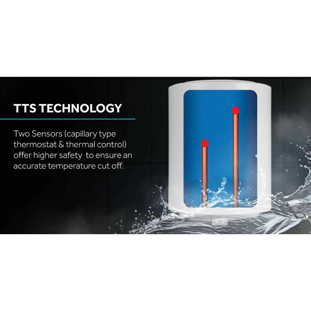 Haier Cylindrical Water Heater with 25 Litres Capacity