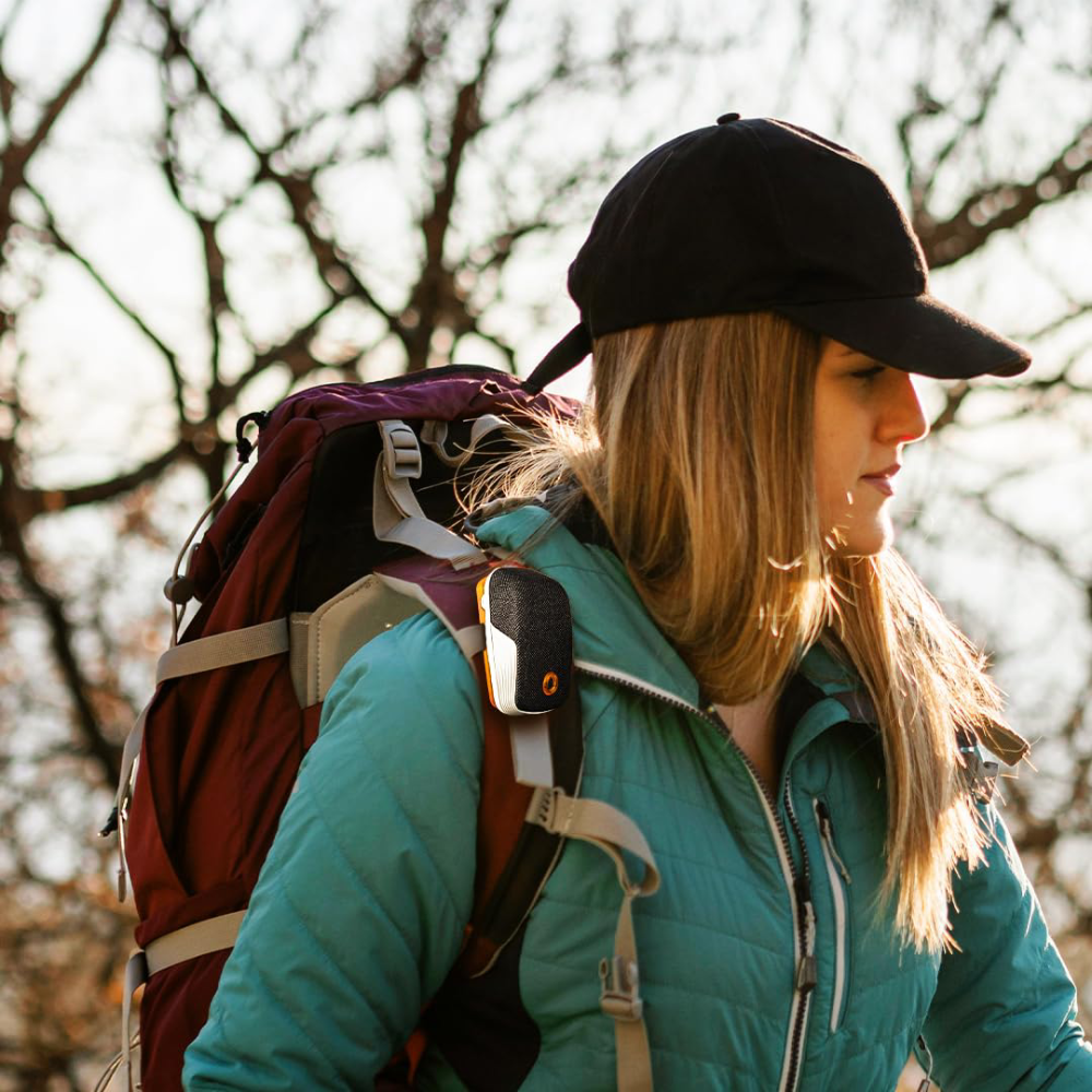 Arctic Fox Jet Waterproof Bluetooth Travel Speaker - White