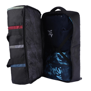 Arctic Fox 45L Rainbow Duffel Bag Cum Backpack - Black