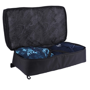 Arctic Fox 45L Rainbow Duffel Bag Cum Backpack - Black