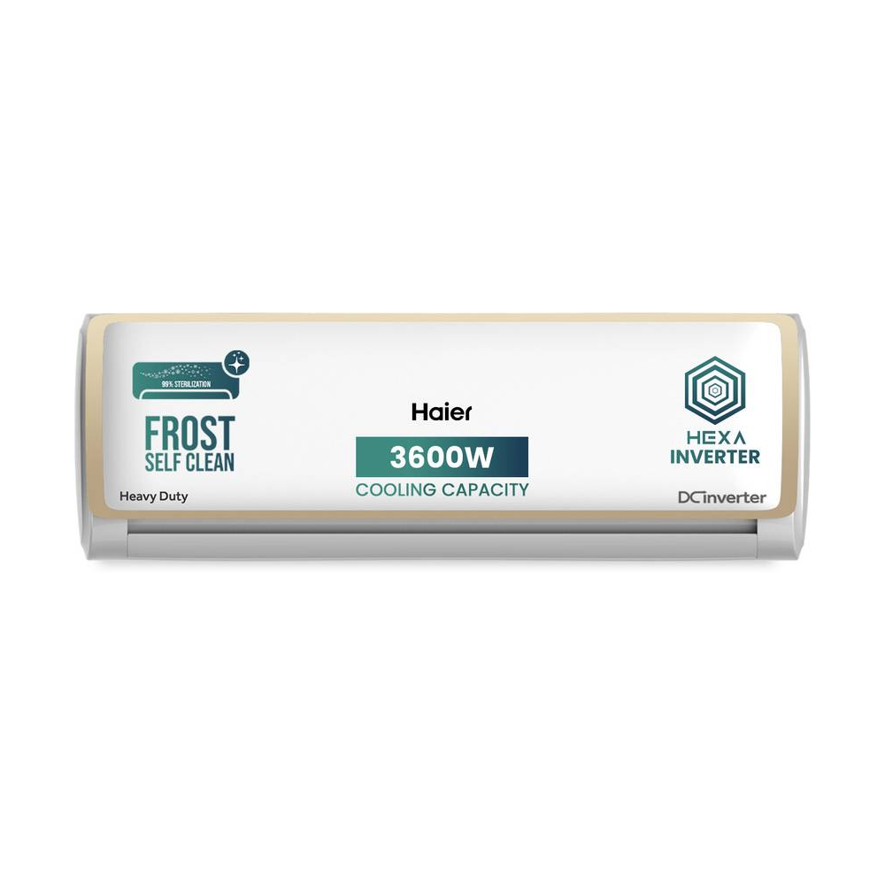 Haier 1 Ton 5 Star Elegante Heavy Duty Hexa Inverter Split Air Conditioner