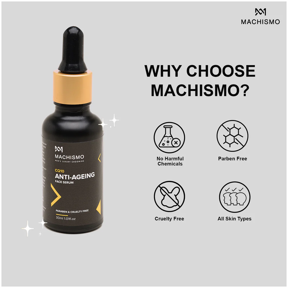 Machismo CQ10 Anti-Ageing Face Serum- 30ml
