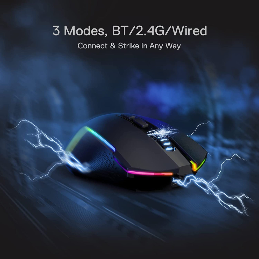 Redragon Trident Pro M693 RGB Wireless & Bluetooth Mouse