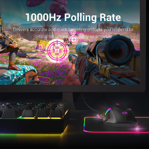 Redragon Centrophorus M601 RGB Wired Mouse 