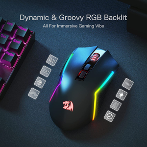 Redragon Trident Pro M693 RGB Wireless & Bluetooth Mouse