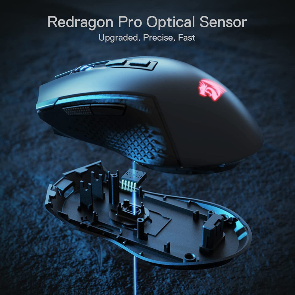 Redragon Trident Pro M693 RGB Wireless & Bluetooth Mouse