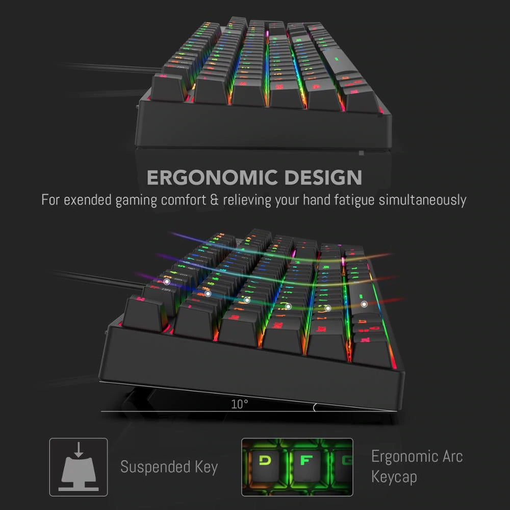 Redragon Surara K582 Wired Mechanical Keyboard - Red Switches