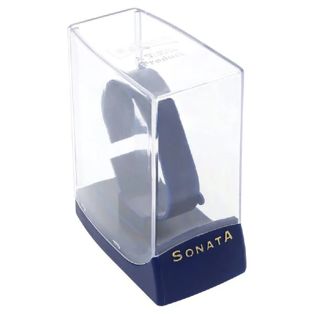 Sonata Quartz Analog White Dial Metal Strap Watch for Women