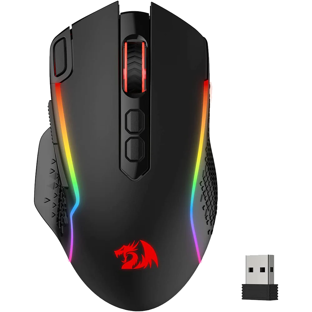 Redragon Taipan Pro M810 PRO RGB Wired and Wireless Mouse - Black