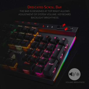 Redragon Vata K580 Wired Mechanical Keyboard - Blue Switches