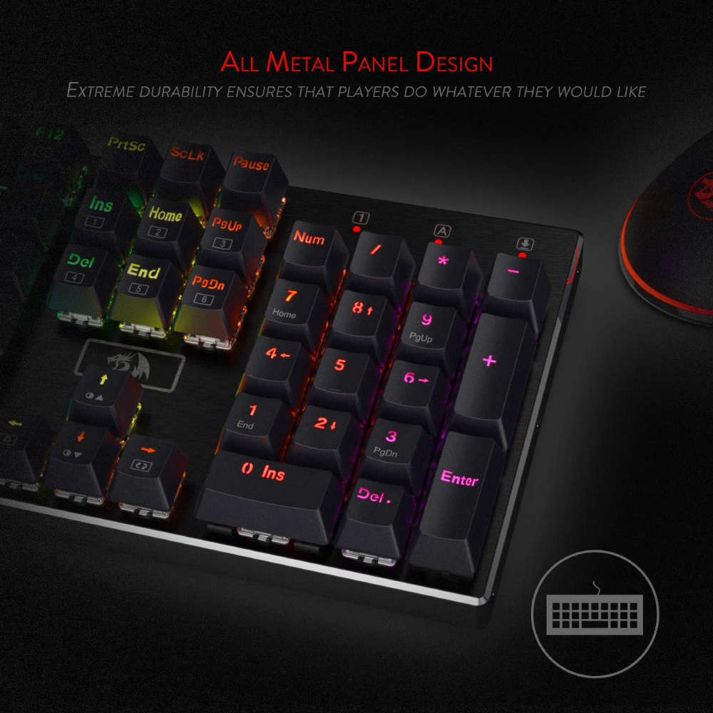Redragon Devarajas K556 Wired Mechanical Keyboard - Brown Switches