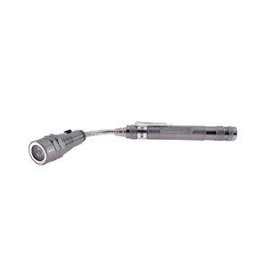 Swiss Military 360° Flexible & Expandable Telescopic Magnetic Torch - Silver