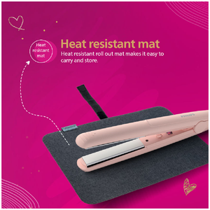Philips Hair Straightener with Silk Protect Technology - Peach