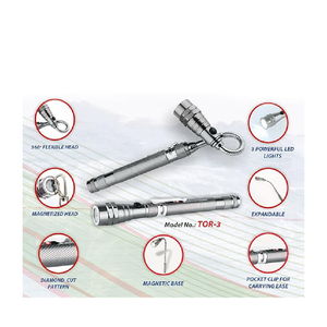 Swiss Military 360° Flexible & Expandable Telescopic Magnetic Torch - Silver