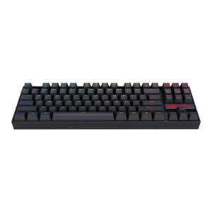 Redragon K552 TKL Wired Mechanical RGB Keyboard (Blue Switch) - Black