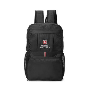 Swiss Military 13L Foldable Backpack - Black