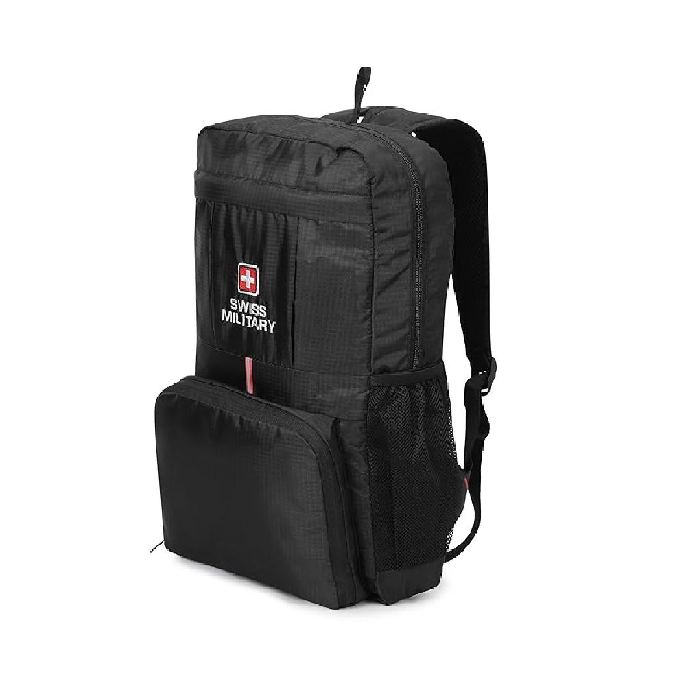 Swiss Military 13L Foldable Backpack - Black