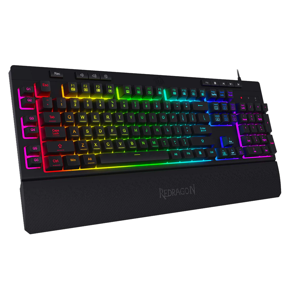 Redragon Shiva K512 Wired Membrane RGB Keyboard - Black