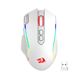 Redragon Taipan Pro M810 PRO RGB Wired and Wireless Mouse - White