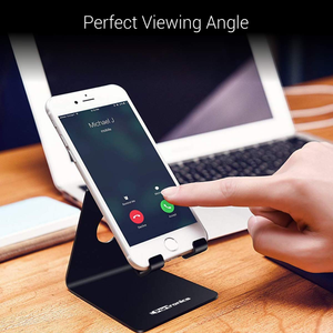 Portronics Modesk Phone Holder - Black