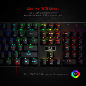 Redragon Devarajas K556 Wired Mechanical Keyboard - Brown Switches