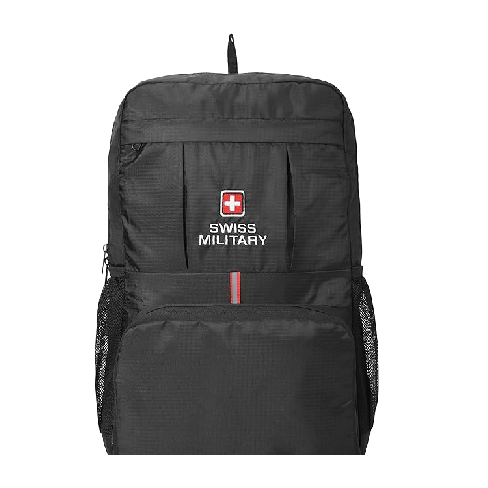 Swiss Military 13L Foldable Backpack - Black
