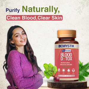 Demystik Blood Purifier Tablets – Natural Skin Detox & Immunity Booster (60 Tablets) 