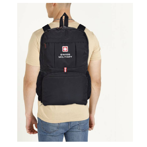 Swiss Military 13L Foldable Backpack - Black
