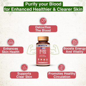 Demystik Blood Purifier Tablets – Natural Skin Detox & Immunity Booster (60 Tablets) 