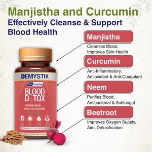 Demystik Blood Purifier Tablets – Natural Skin Detox & Immunity Booster (60 Tablets) 