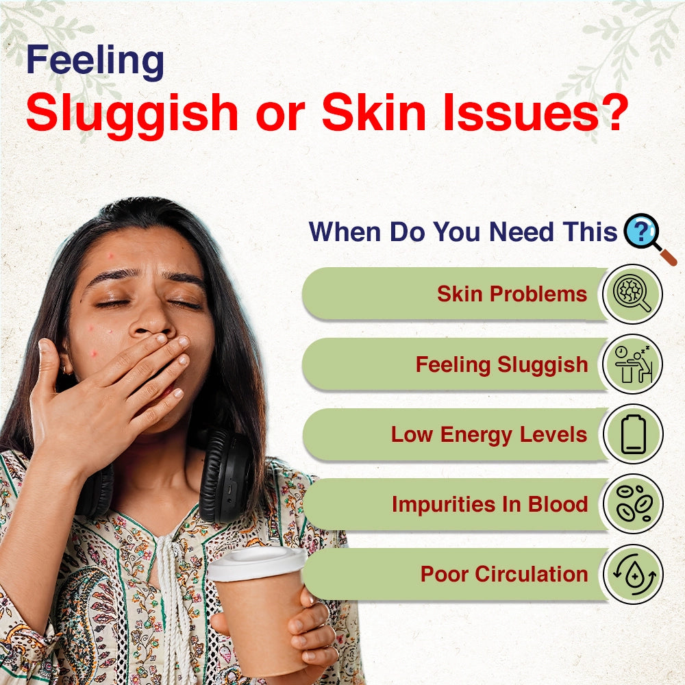Demystik Blood Purifier Tablets – Natural Skin Detox & Immunity Booster (60 Tablets) 